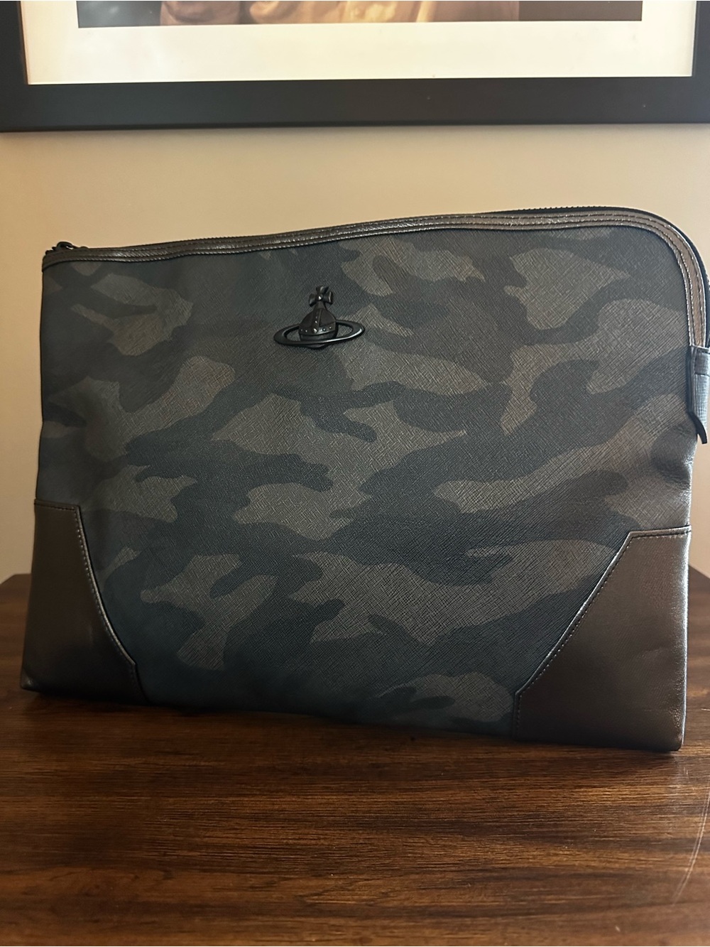Vivienne Westwood Camouflage Oversized Clutch